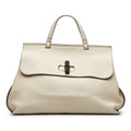 Gucci Satchel Pre-Owned Leather Brown (Good) Calf Authenticated Unisex Bamboo Daily