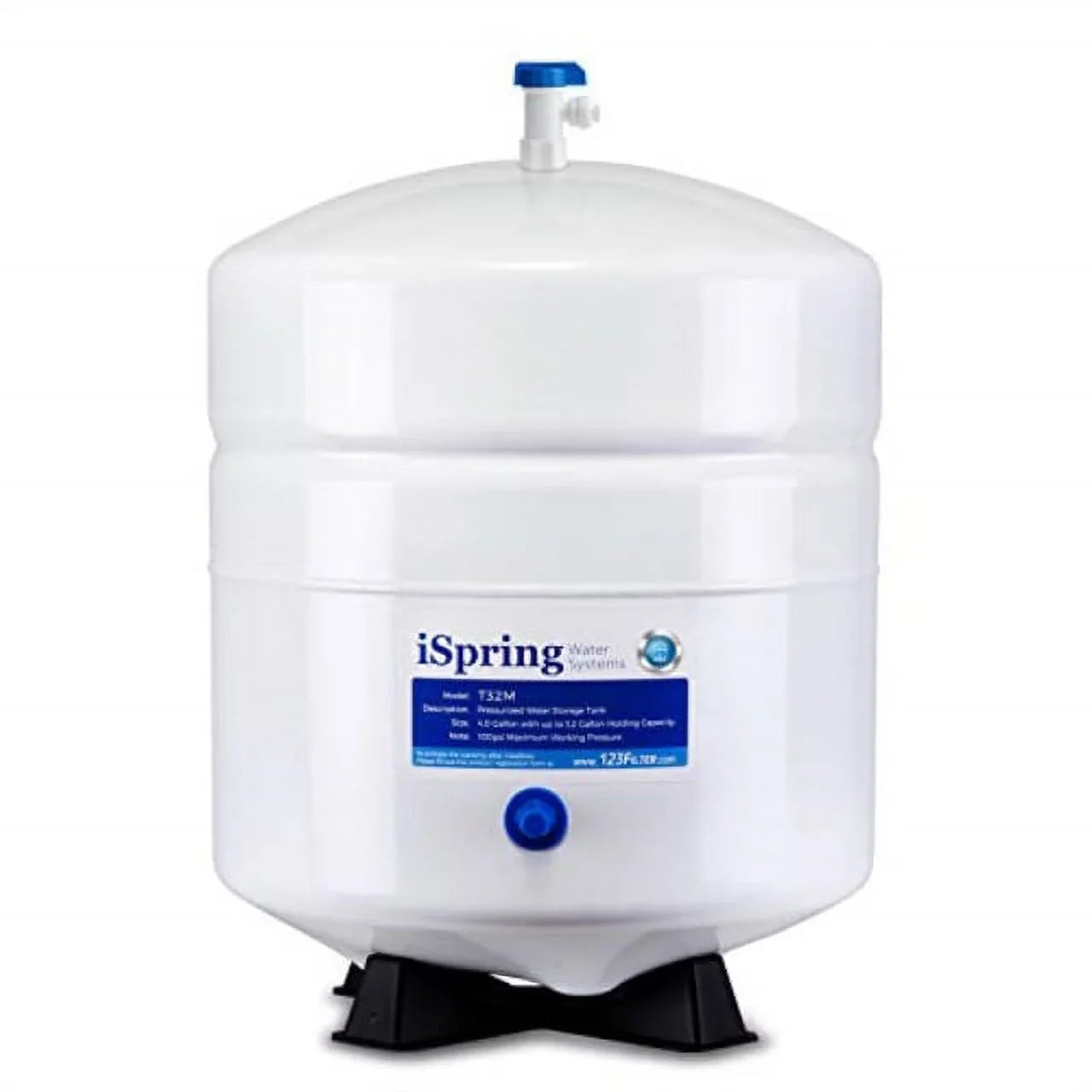 Ball for with RO Gallon Reverse Storage Systems, 4 Water Valve T32M with iSpring Pressurized Osmosis Tank