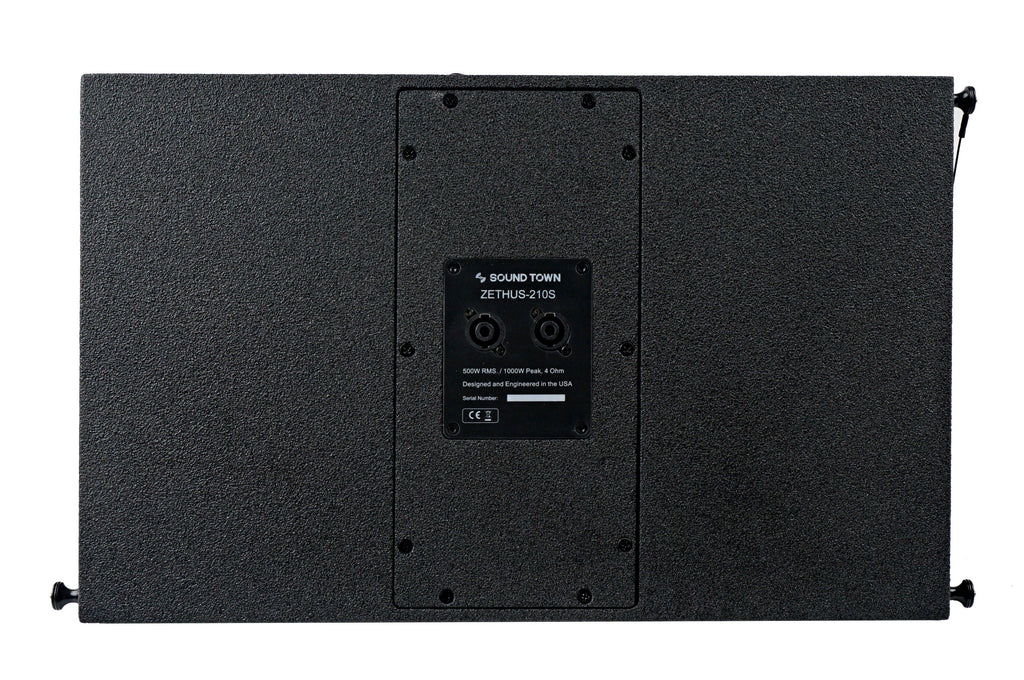 Array Series 2X12" Subwoofer ZETHUS 1200W Line (ZETHUS-210S) Town Sound