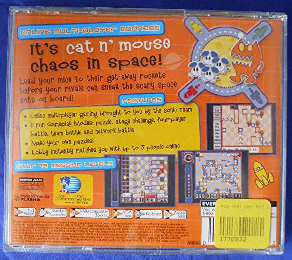 Chu Chu factory Chuchu NEW Sega Dreamcast Rocket sealed
