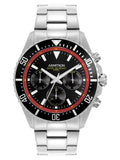 Black Armitron Round With Red And Watch Men's Dial