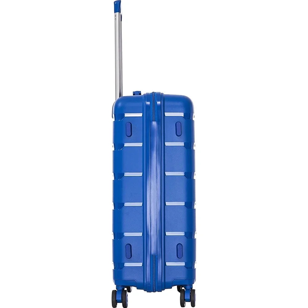 Luggage, 19", 27"- 23", Spinner Hardside Pasadena (Open Rockland Wheel Blue, Box)