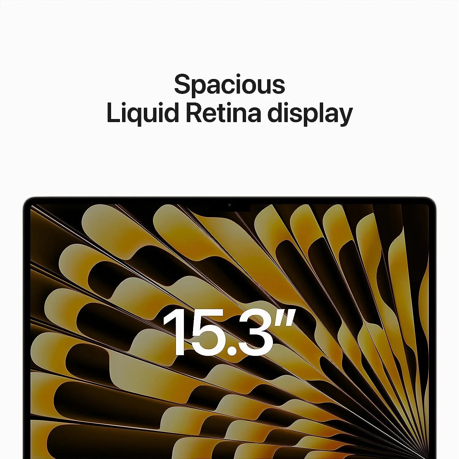 '- with 8-core Mid Laptop Computer Starlight and MQKV3LL/A 10-core 2023 15.3" 512GB CPU MacBookAir M2 GPU,