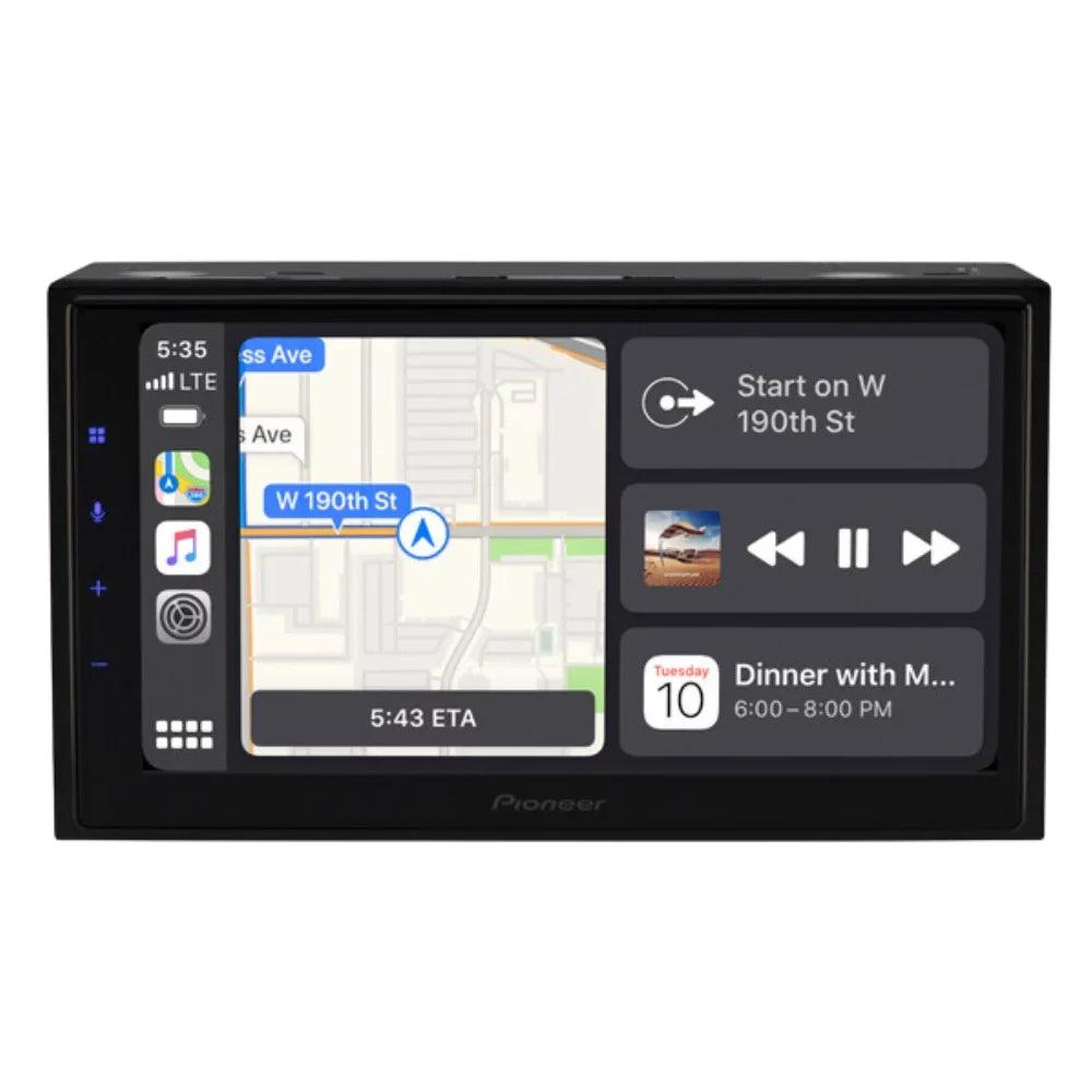 Camera DMH-W4660NEX Pioneer Receiver Multimedia New w/ & Bluetooth Backup 6.8"