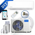1 Yourself BTU It Ton SEER Mini-Split Do Heat Air Mrcool 115V/60Hz Conditioner 17.5 - 12,000 and Pump Ductless