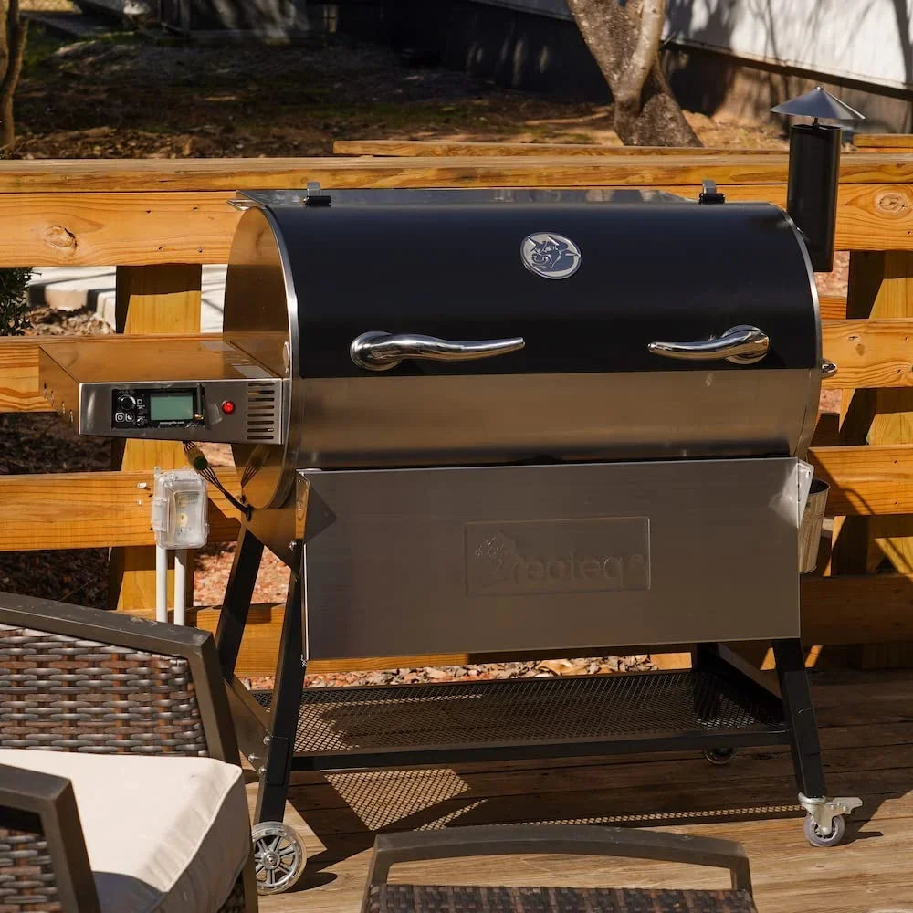 Front-Folding Add and Dishes Prep for Pellet Shelf Grill Your Wood | To More Pellet Work Grill Space