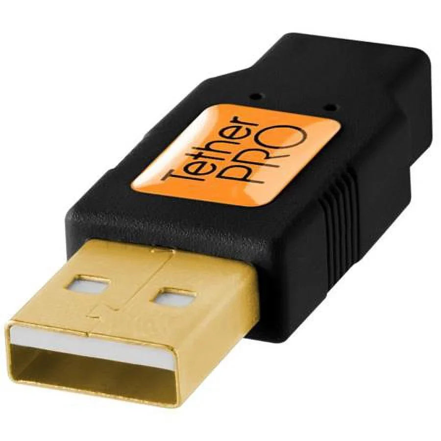 to USB - Cable Male Pro A - Mini-B Pin Plated Gold 2.0 15 5 Feet