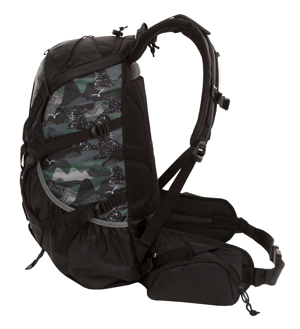 Outdoor Big Backpack Sur Hydration Frame, with 28.5 Unisex, Internal Bladder, L Products Black