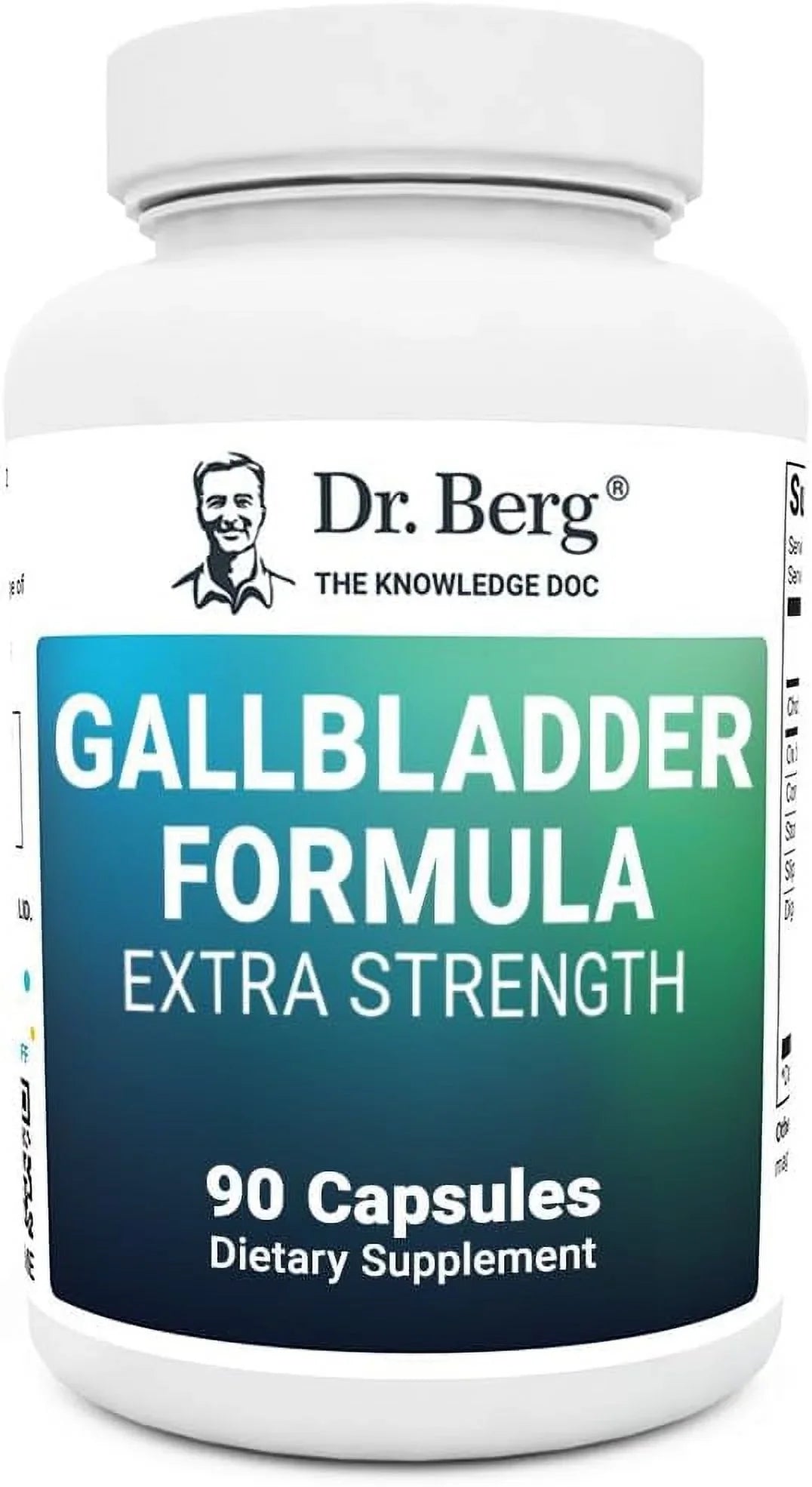 Berg Capsules Gallbladder Strength, Formula Dr. 90 Extra
