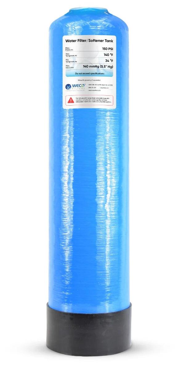 Mineral Softener x 35" Diameter 9" WECO Top 2.5" Tank Height Standard with Port Filter Water / Applications for
