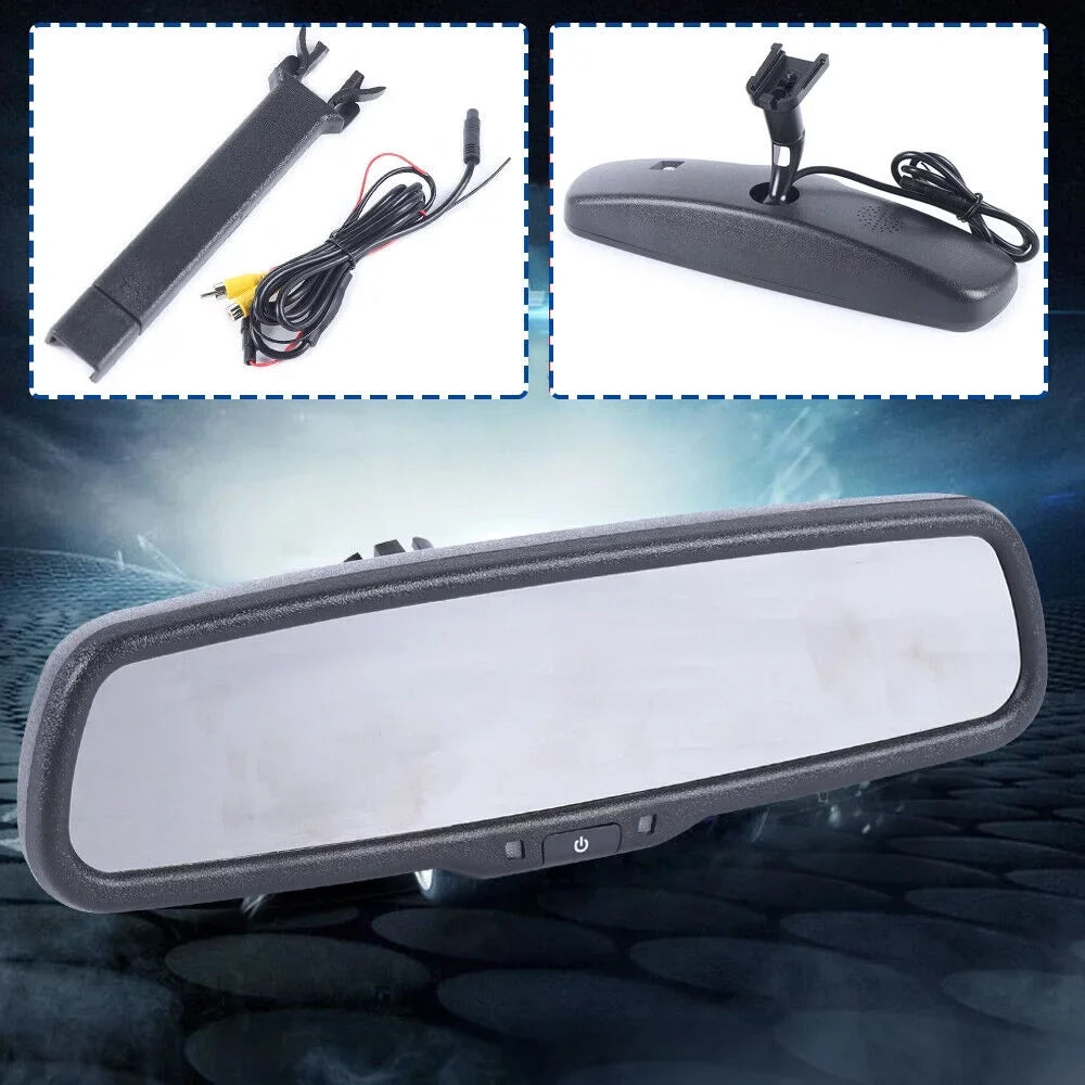 LCD Bracket SHZICMY 4.3" View HD System Backup Resolution Kit 800*480 Car for with Monitor Mirror Rear Camera