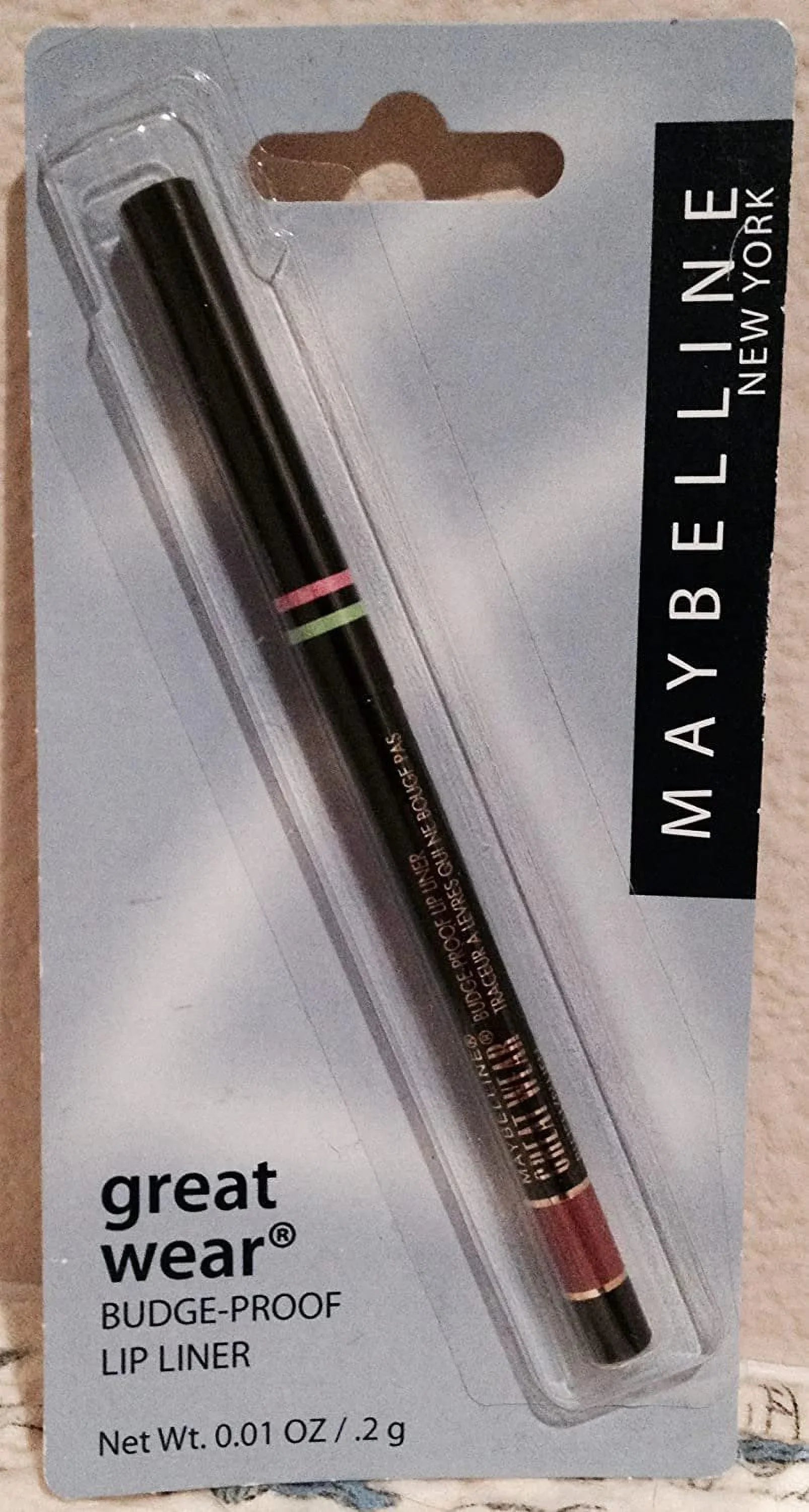 Wear Pencil. Lip Maybelline Pack - Budge Great 3 1 Liner Proof Brick