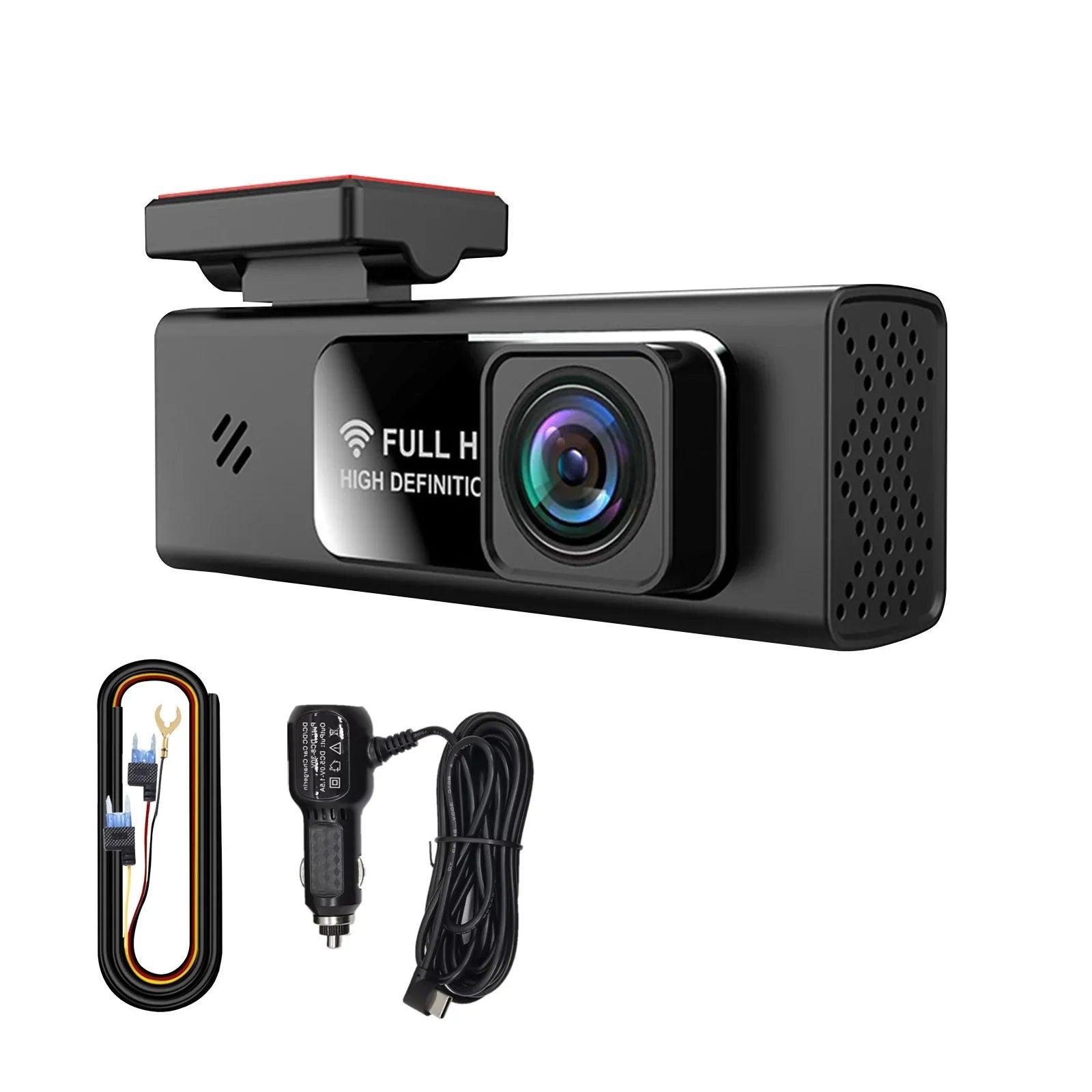 Hours for Built-in G-Sensor, Control App Loop WDR, Vision, Cam Cam Full Wi-Fi and & Rear Powerful Cars 1080P Smart Recording, Car, 24 Dash Night HD Built-in Front Clearance, Dash Monitor, Parking