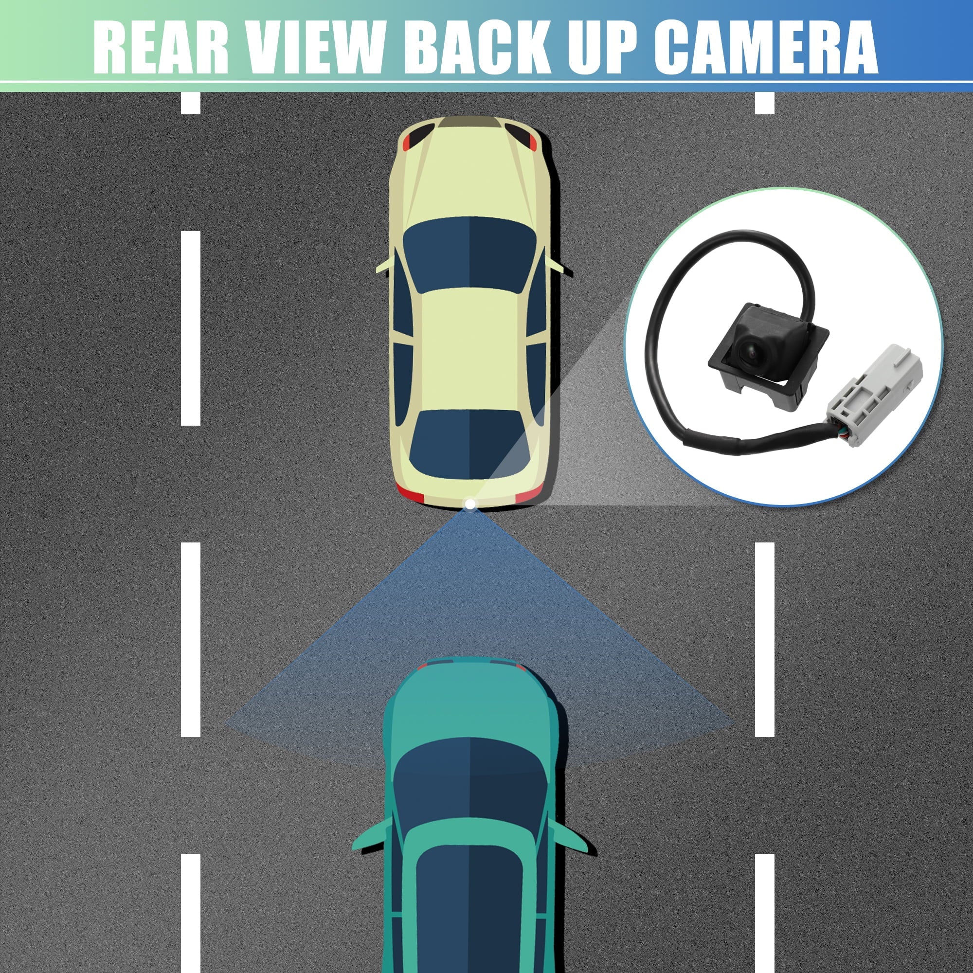 Cadillac for Parking Car Replace Camera Up SRX Rear View 2010-2016 Reverse Back 23205689 Waterproof Camera Backup