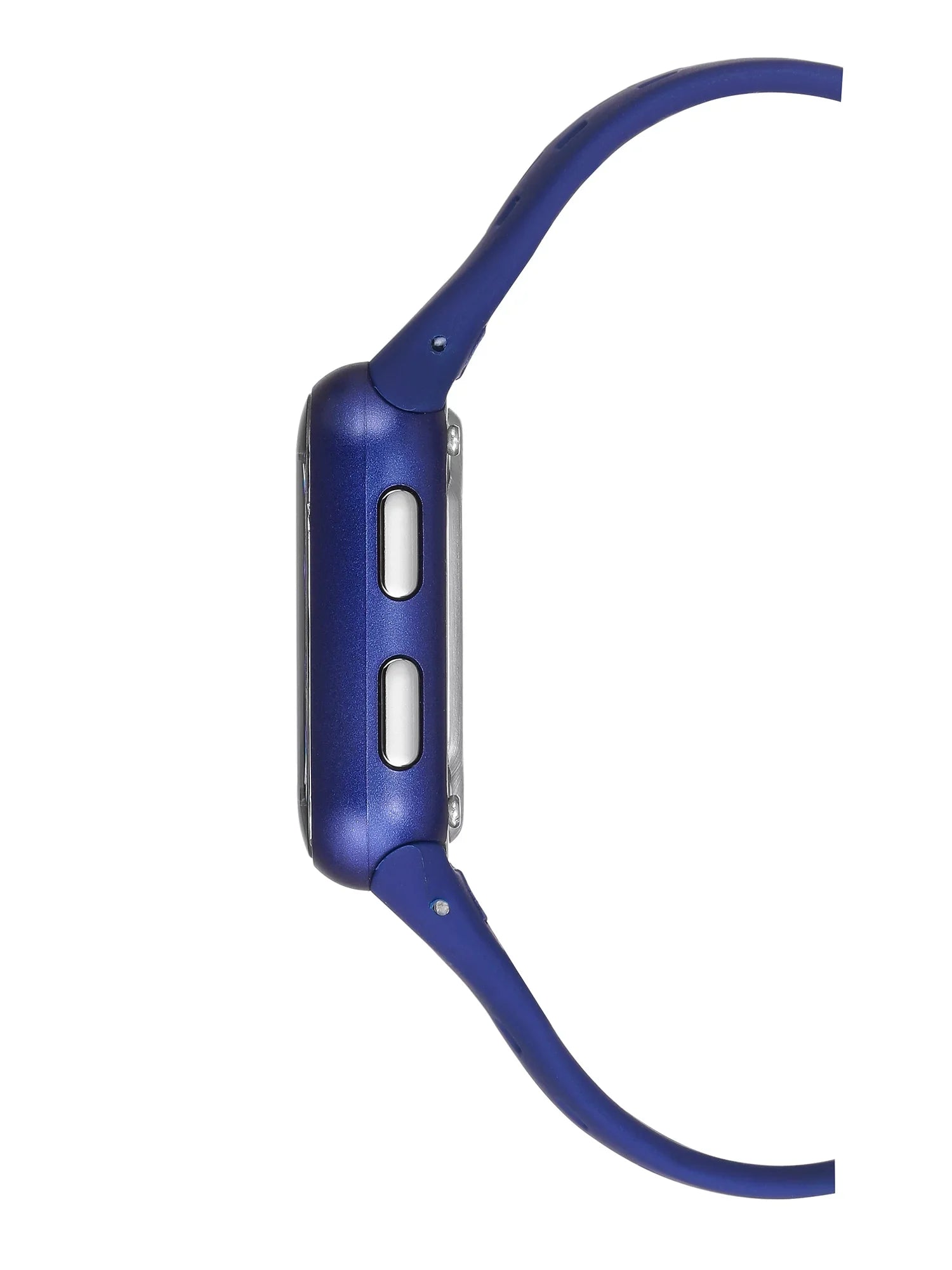 Watch Blue Silicon Armitron Sport Square Men's