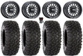 XP XP 1000 MetalFX / 33" Tires 15" XP Delta / Wheels 900/1000 XC450 Ranger Black RZR Polaris PRO