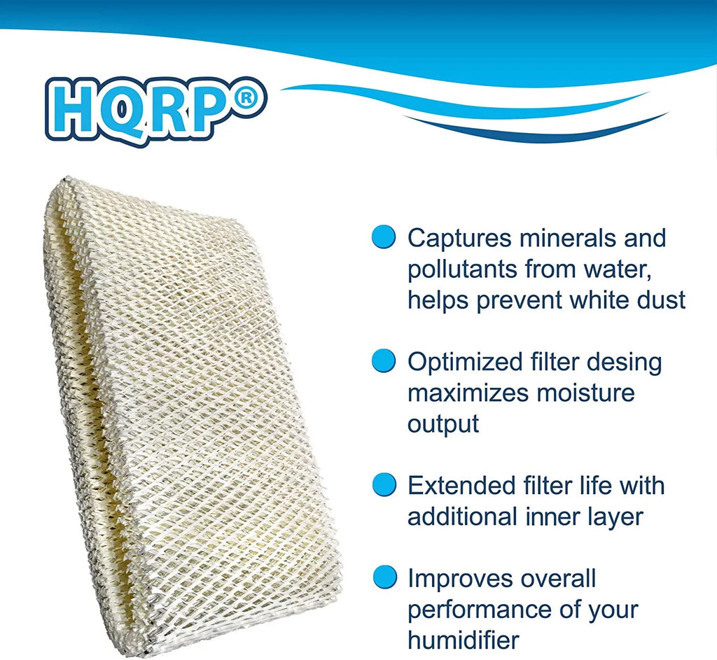 BCM3600 BCM3855 HQRP Humidifier BCM3656 BWF75 SWF75 Bionaire W15 Filter 3-Pack BCM3955 W12 W14 for