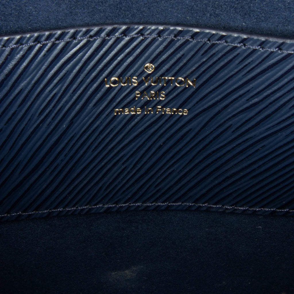 Unisex Twist Bag MM Epi Blue Crossbody Louis Leather Authenticated Vuitton Pre-Owned (Good)
