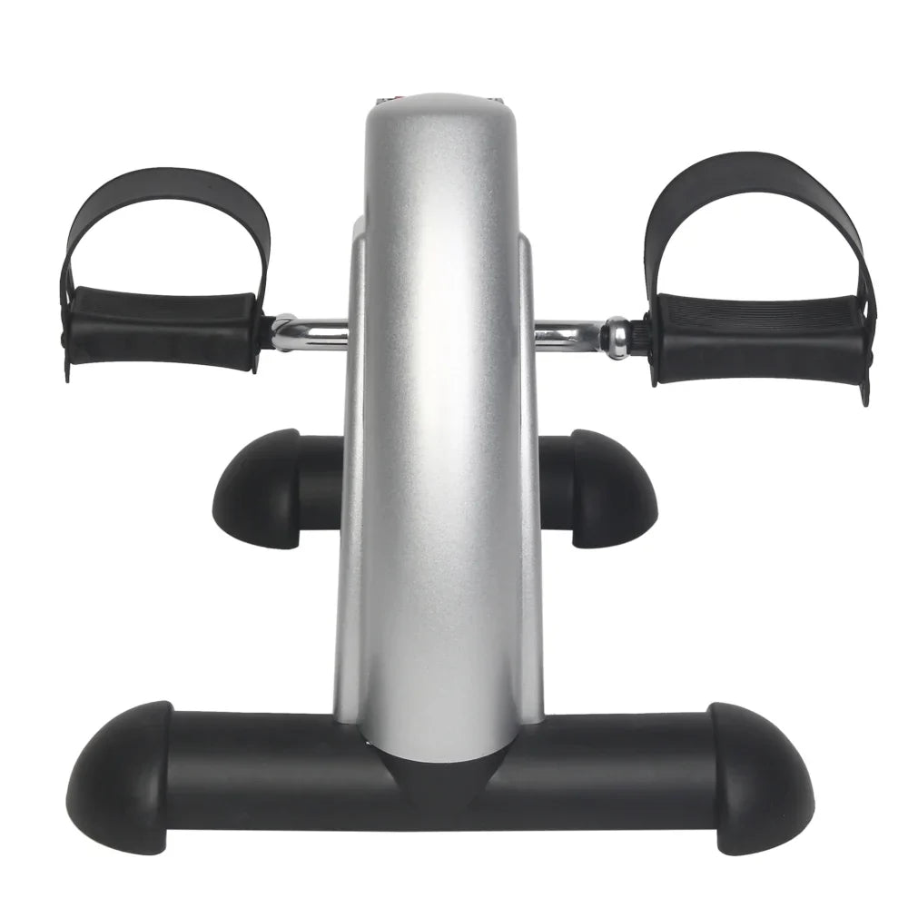 Office with Peddle Maximum Mini Portable (Silver) Bike Home Bike Exercise, LCD Ktaxon 220 lb Mini Desk Screen, Weight