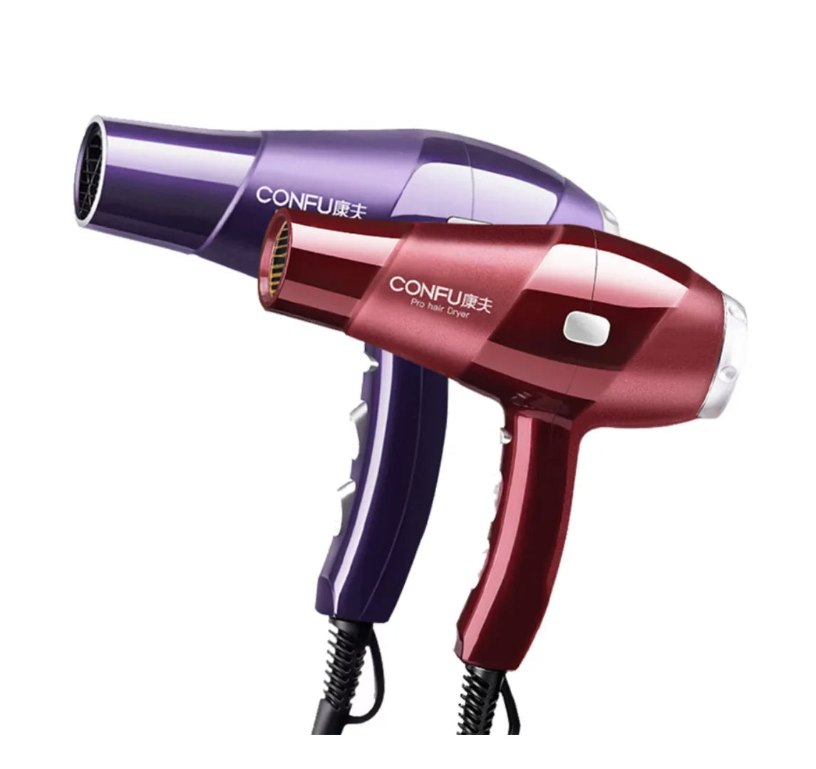 hot Dryers air Shinier Function 2 CONFU for Concentrator Dryer, and Settings, High for Nozzle(Red) Heat Dryer, Results, Button, Hair and Shot Women, Hair Speed Ionic Power Cool 3 cold 2300W