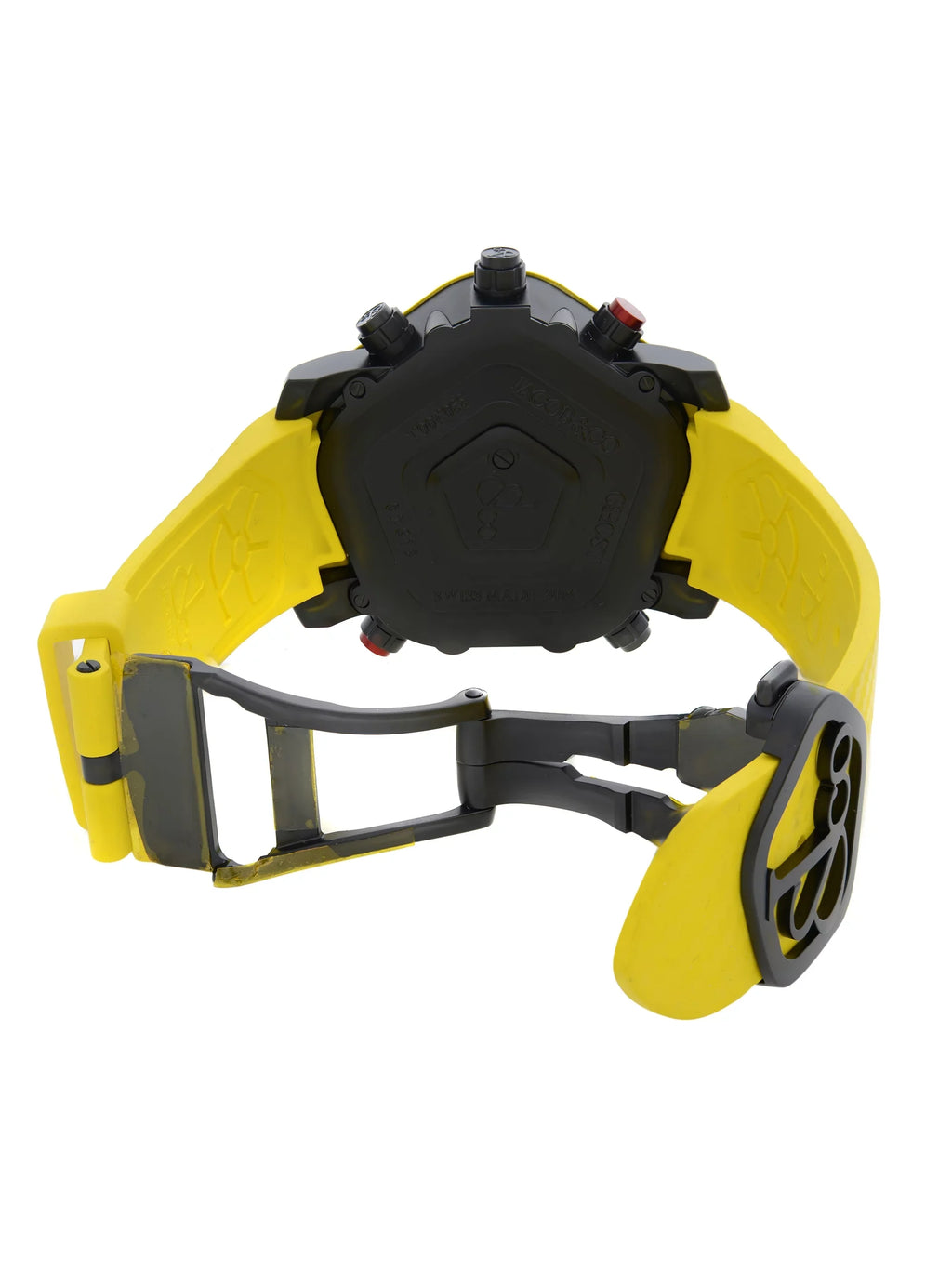 Watch GH100.11.NS.PC.ANH4D Carbon Bezel Ghost Steel Quartz Jacob & Yellow Co.