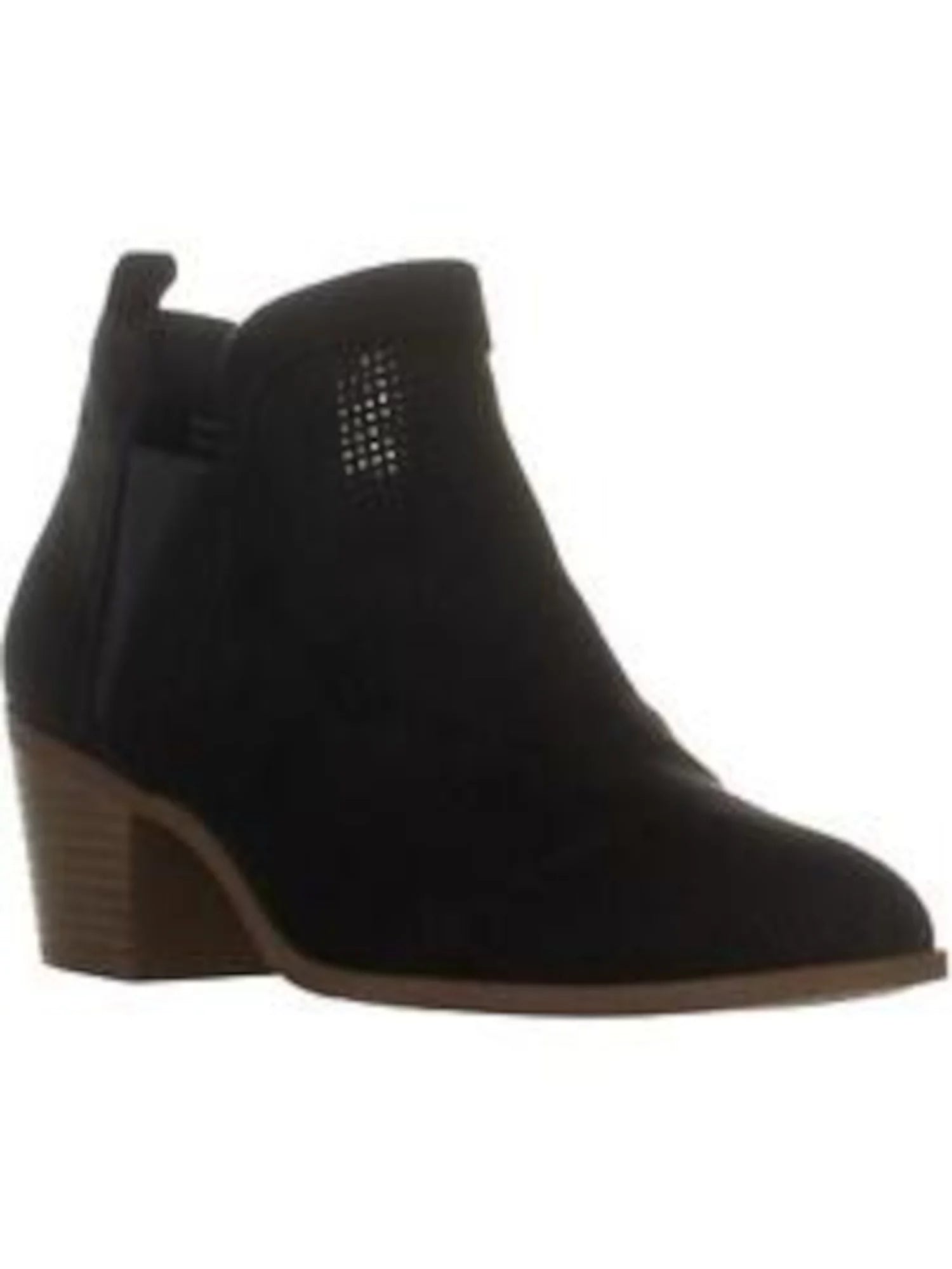 Booties Padded M Almond & Perforated STYLE 9 Heel Womens Myrrah COMPANY Gore Black Stretch Toe Block