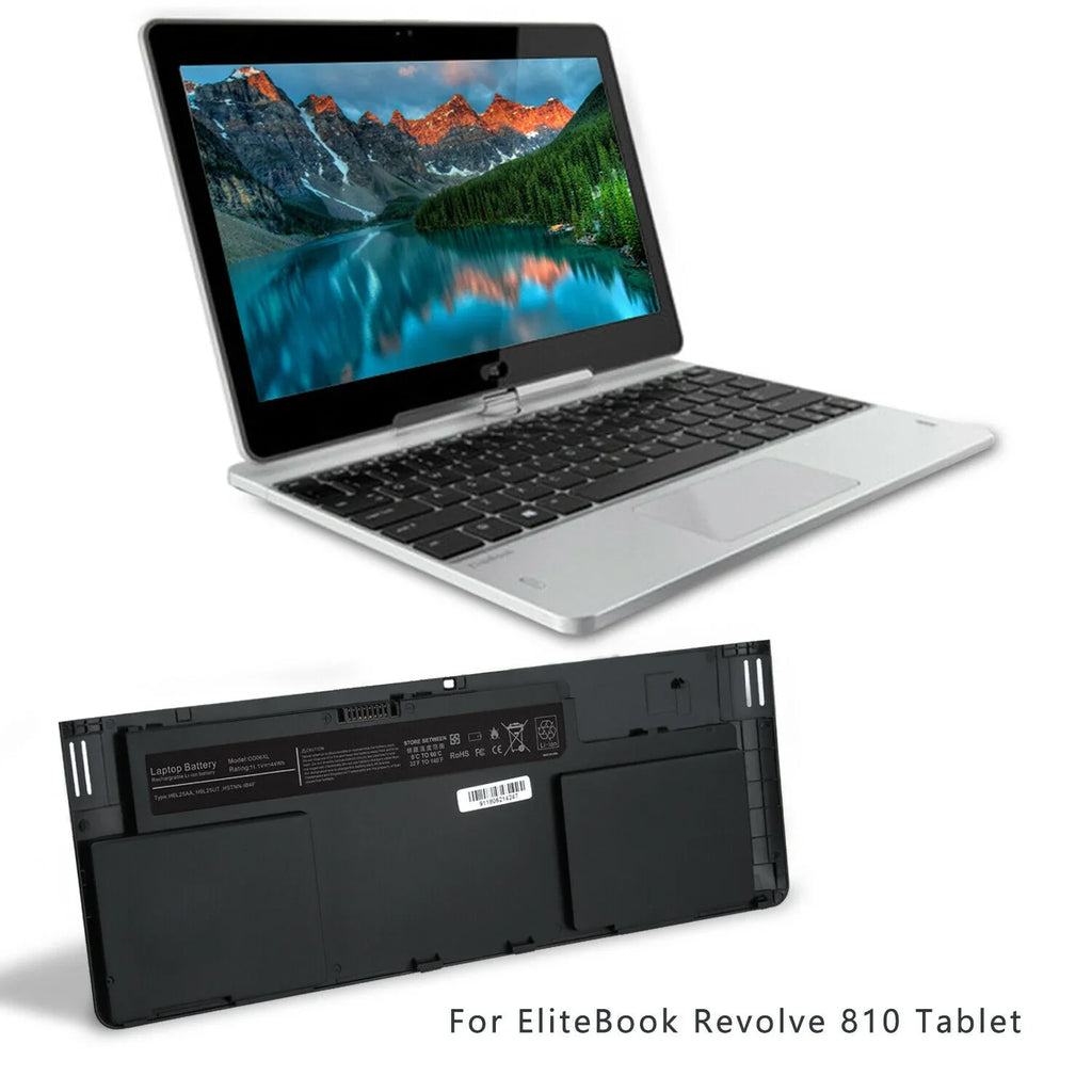 Series 810 G1, 810, G3 Revolve for Battery 810 EliteBook HP F 810 Tablet G2, PC