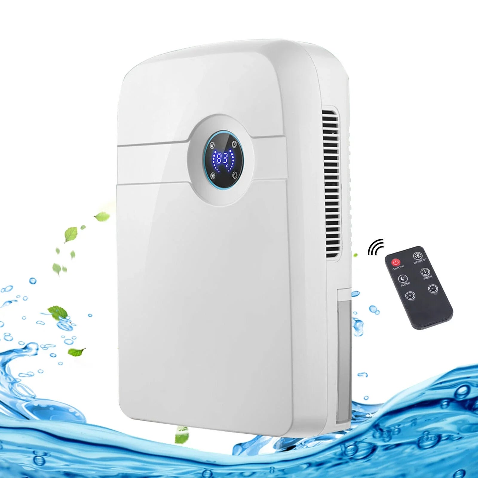 Absorber Portable Wet Dehumidifier Dryer W/Remote Air Damp Moisture Home