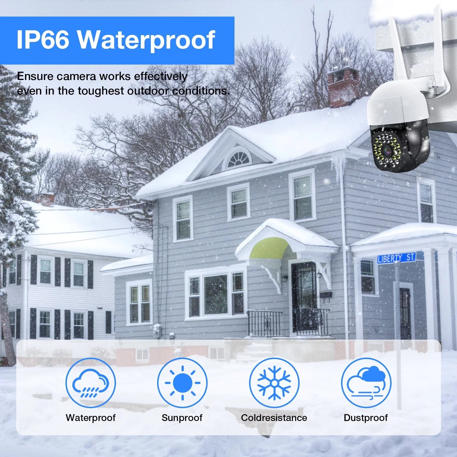 Detection, PTZ Camera, Security Cameras (2.4Ghz Siren, Night WiFi Color Motion Home Camera Plug Vision View, Audio Full Outdoor TOPVISION in) Camera Door 2 2K with 360Â° Way WiFi,