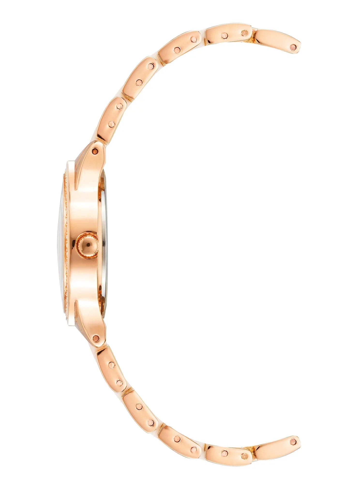 Ladies Dress Crystal Beige Watch Armitron Rose and Gold-Tone