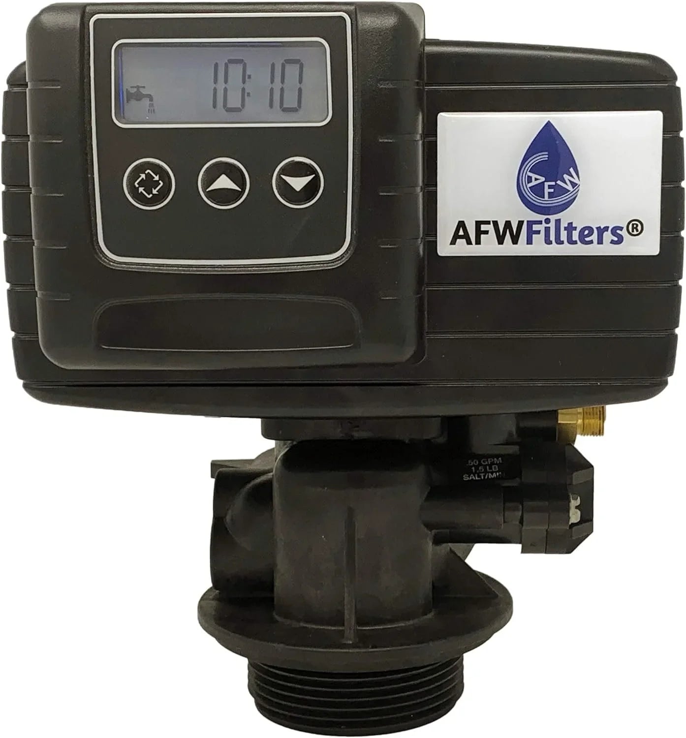 Steel Blue Fine with Connection, Mesh FNPT AFWFilters Pro 2 cubic and Softener 64k Foot Tanks Iron Home Stainless Whole Water Resin,1"