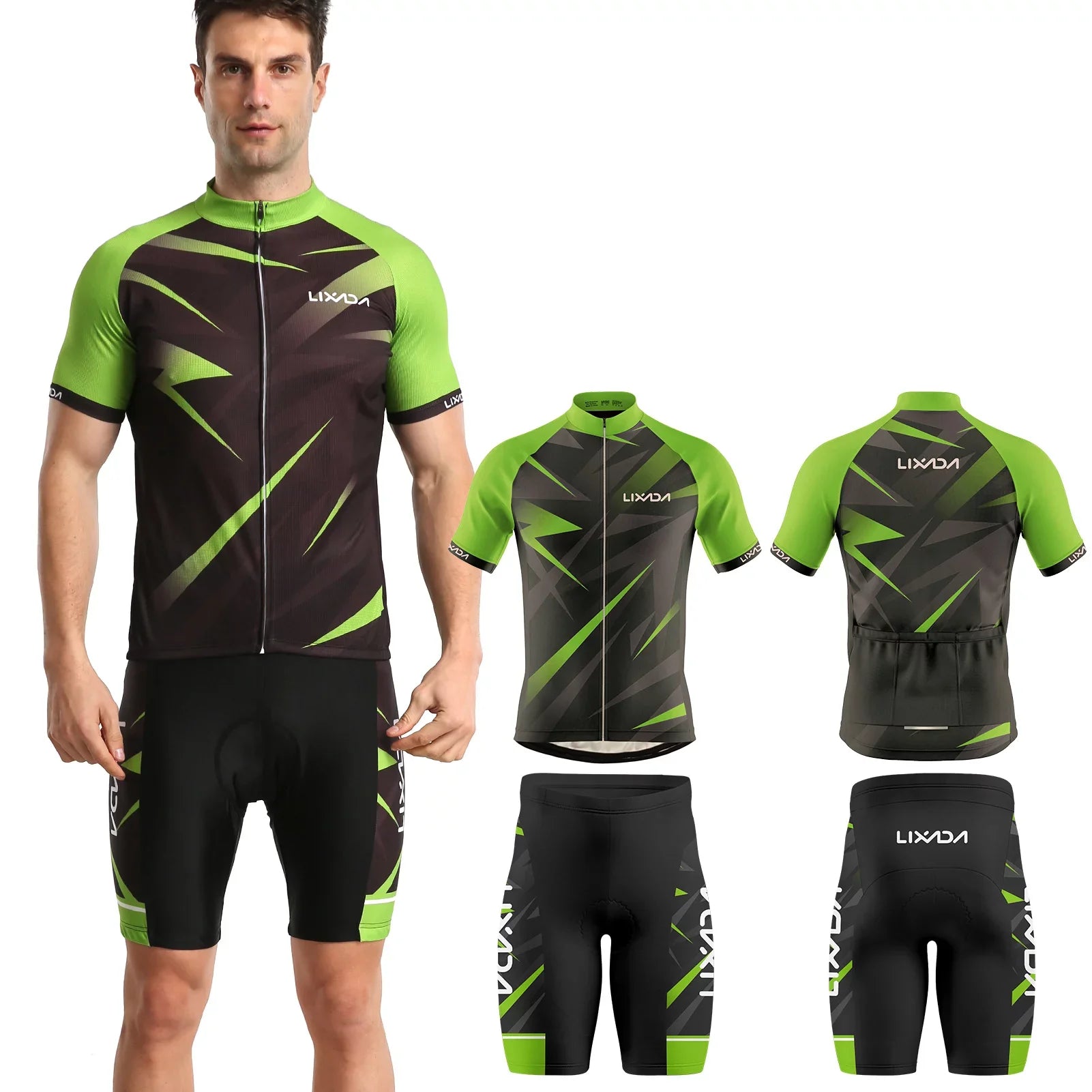 Set Mtb Suit Mtb Sleeve Cycling Shirt Men Sleeve And Men Breathable And Shirt Bike Lixada Eryue And Mewmewcat Padded Jersey,Breathable Bike Padded Padded
