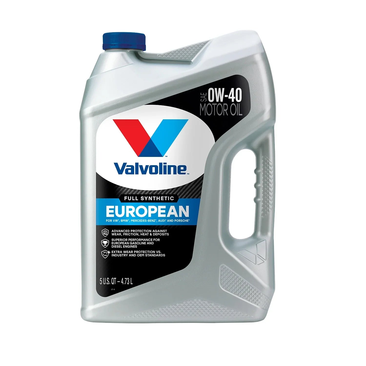 5 Vehicle Oil Motor 0W-40 Full QT Valvoline Synthetic European