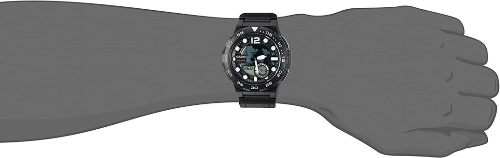 Black, Style Watch, Dive Ana-Digi Men's AEQ100W-1AVCF