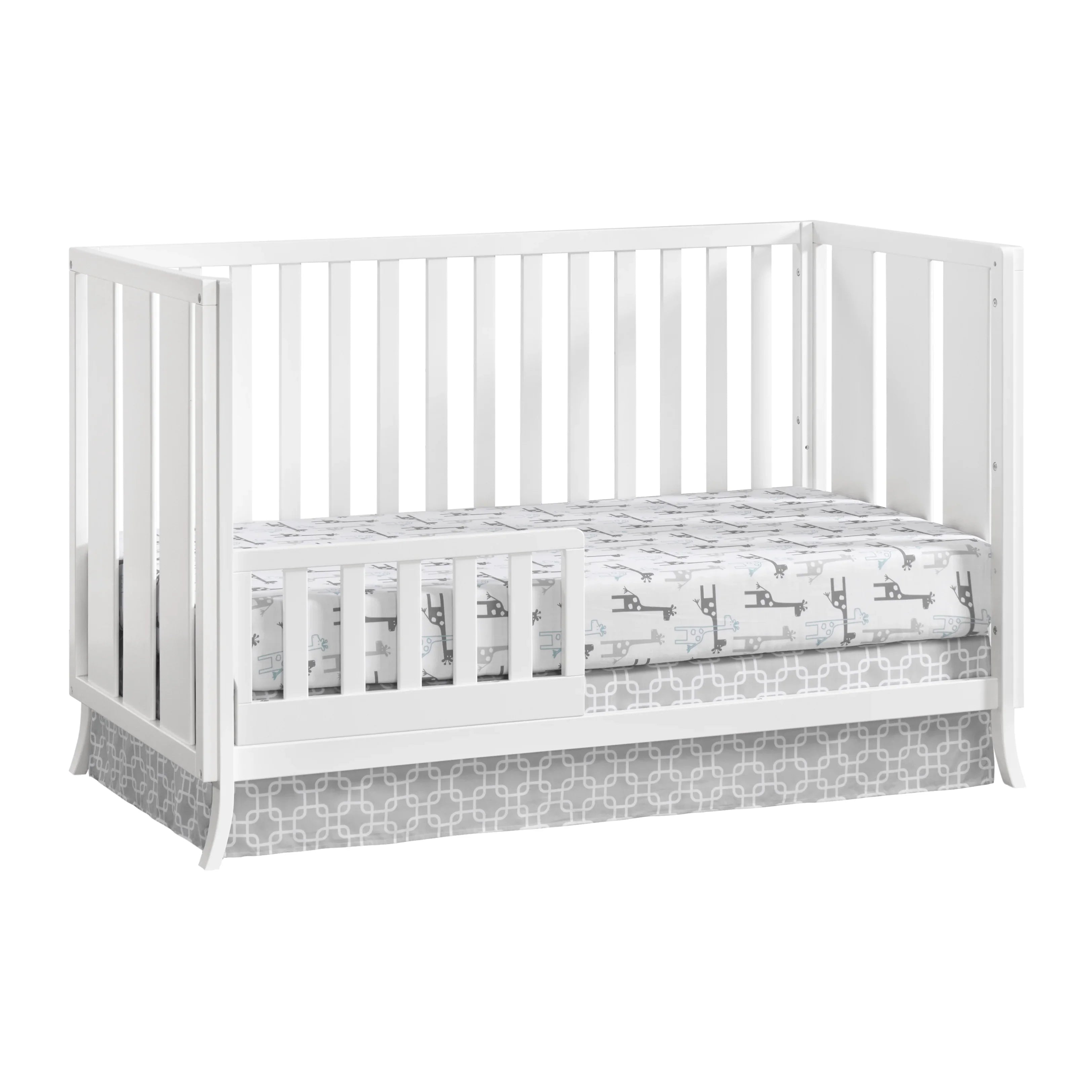Island 4 White Arlie Oxford in Baby 1 Crib Convertible