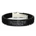 from Engraved Maker of. Maker. Useful I'm Tool Bracelet Women Clasp Black Level Tool Colleagues, Bracelet, Men My Glidelock a Present for