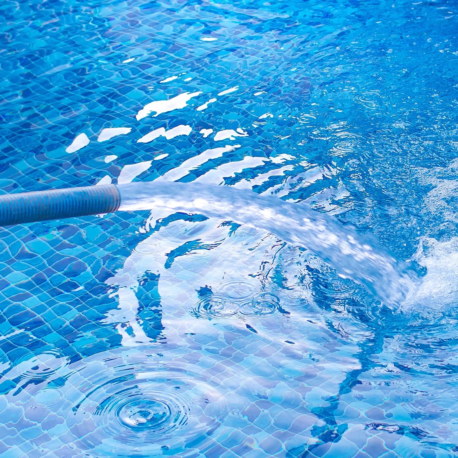 Hose Pool Lay Backwash 49ft 4" PVC for ID Discharge Flat Swimming Hose Reinforced Lightweight