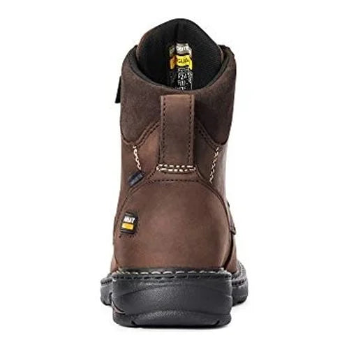 Internal ARIAT 6" Distressed WORK 10033995 Toe Boot Oily Guard Work Casey Brown Womens - Composite OILY Metatarsal