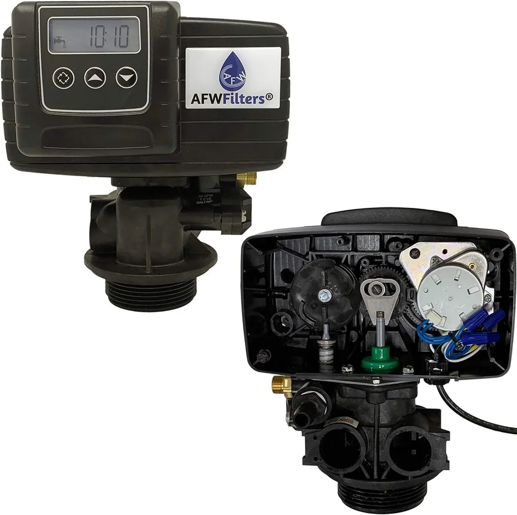 Steel Blue Fine with Connection, Mesh FNPT AFWFilters Pro 2 cubic and Softener 64k Foot Tanks Iron Home Stainless Whole Water Resin,1"