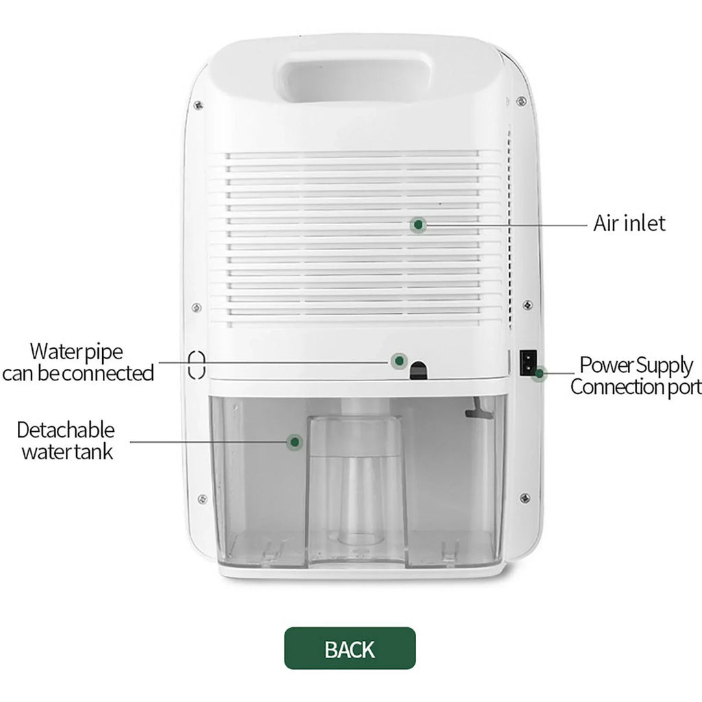 Absorber Portable Wet Dehumidifier Dryer W/Remote Air Damp Moisture Home