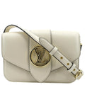 Pre-owned Bag VUITTON 9 Shoulder LOUIS Creme Leather Pont Calfskin