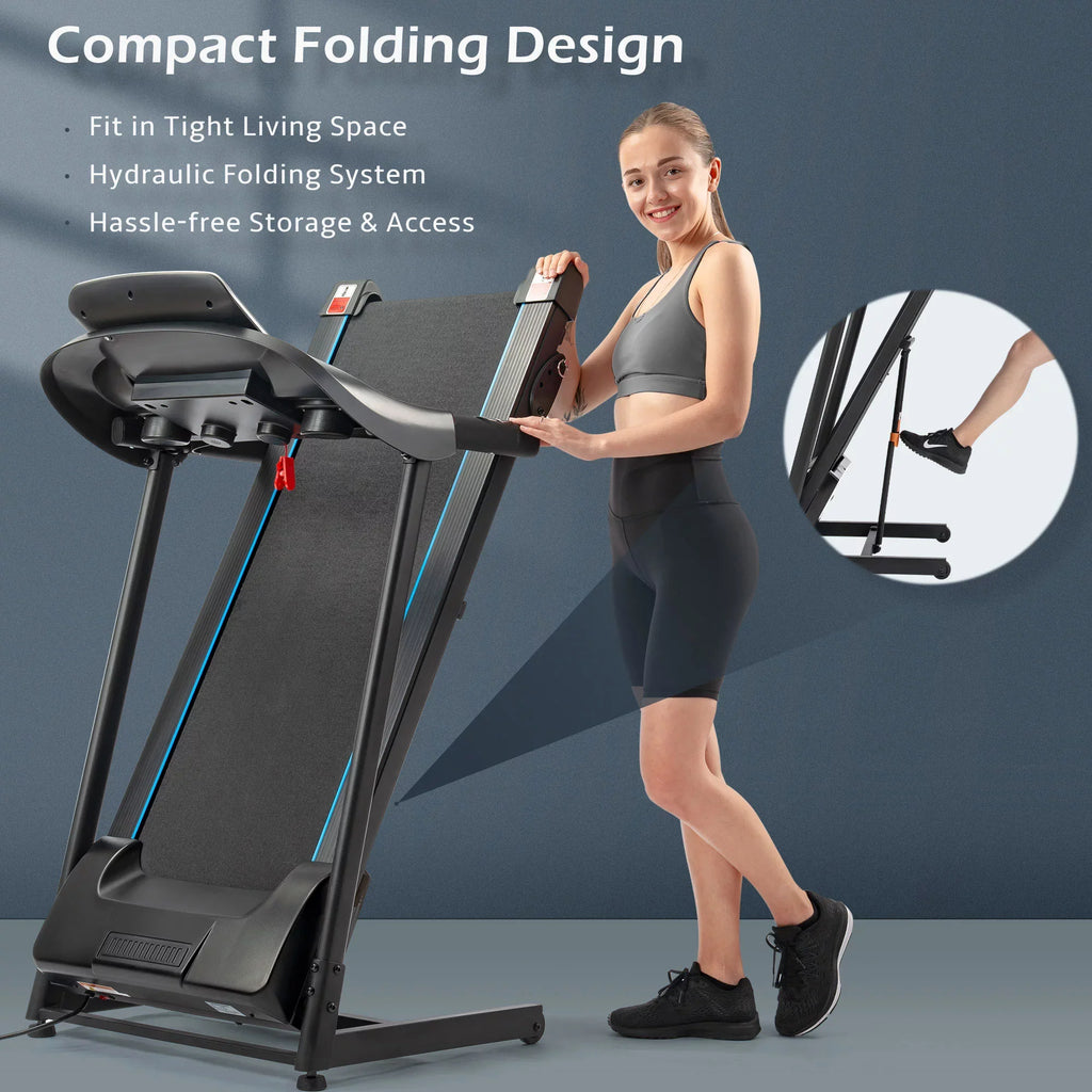 Electric Motorized with for 10 aixvx Speakers, Max. Home and Treadmill Incline MPH Audio Gym
