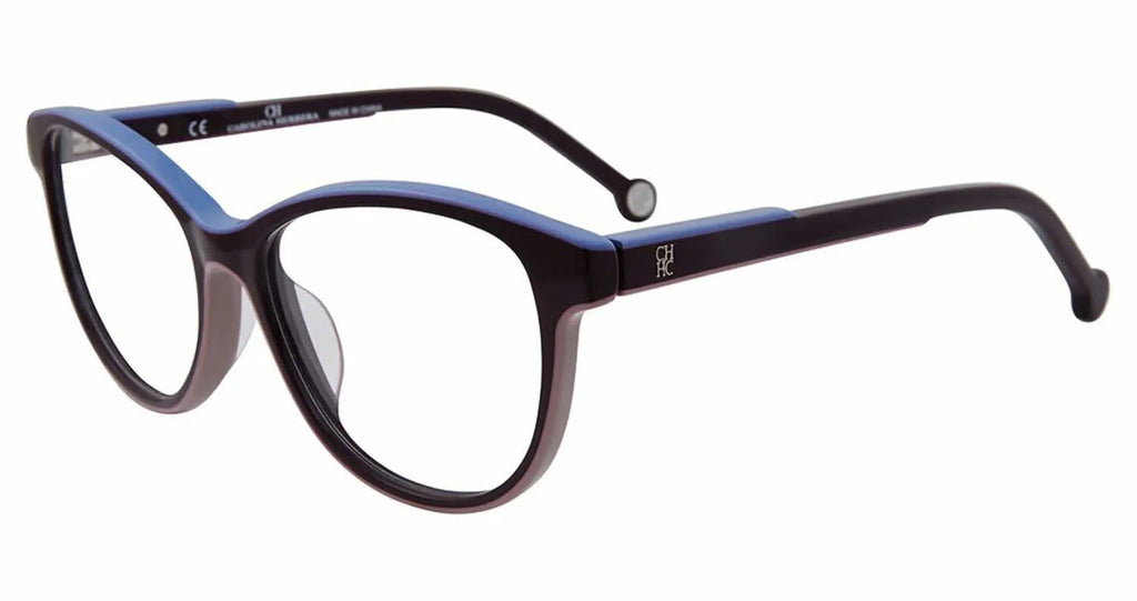 52mm - Herrera Eyeglasses VHE800K Purple Carolina 07C4 Women