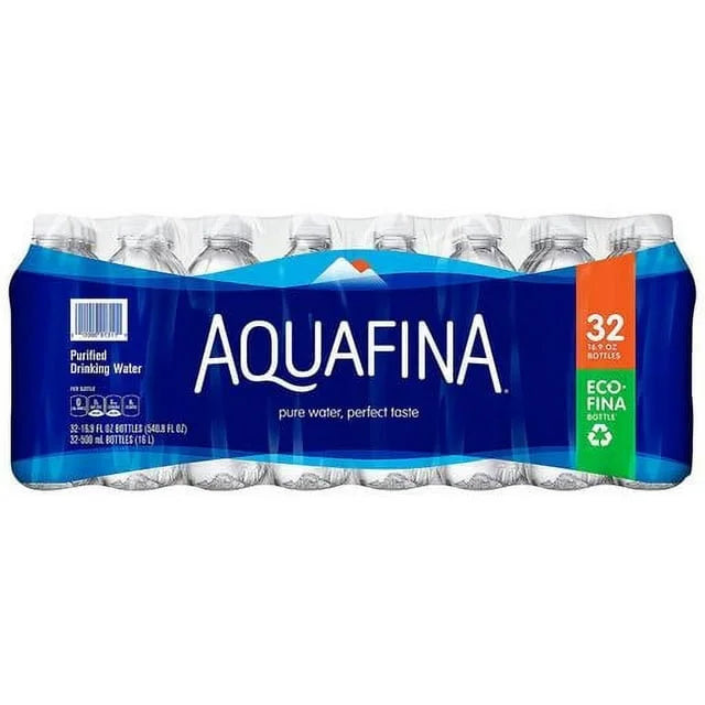 oz., (16.9 Purified pk.) Water 32 Aquafina Drinking
