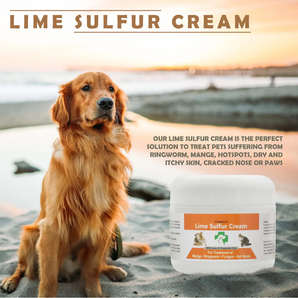 Lime - Puppy, Sulfur 2 Pet Skin Paw x Skin oz - Healthy Care x (2 Safe Jars) (2 Dip Ointment Ointment - oz x (2 Pet oz 2) for Kitten, Cat, Dry for Horse 2) and Itchy Cream Life Dog,