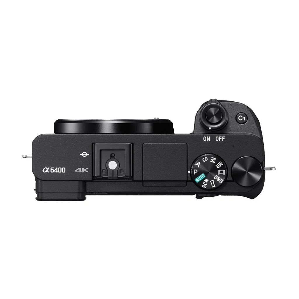 30 a6400 MP 24.2 body NFC, Bluetooth 4K Digital / ILCE-6400 Sony APS-C mirrorless fps - only - black - - camera - - - Wi-Fi, -
