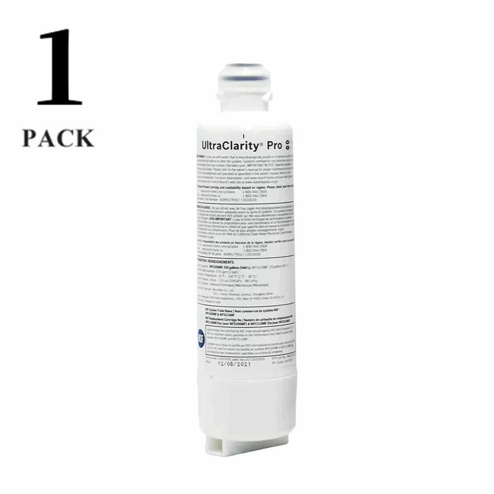 (BORPLFTR50) Water Clarity White Pro - Refrigerator Filter 1 Ultra Pack Bosch