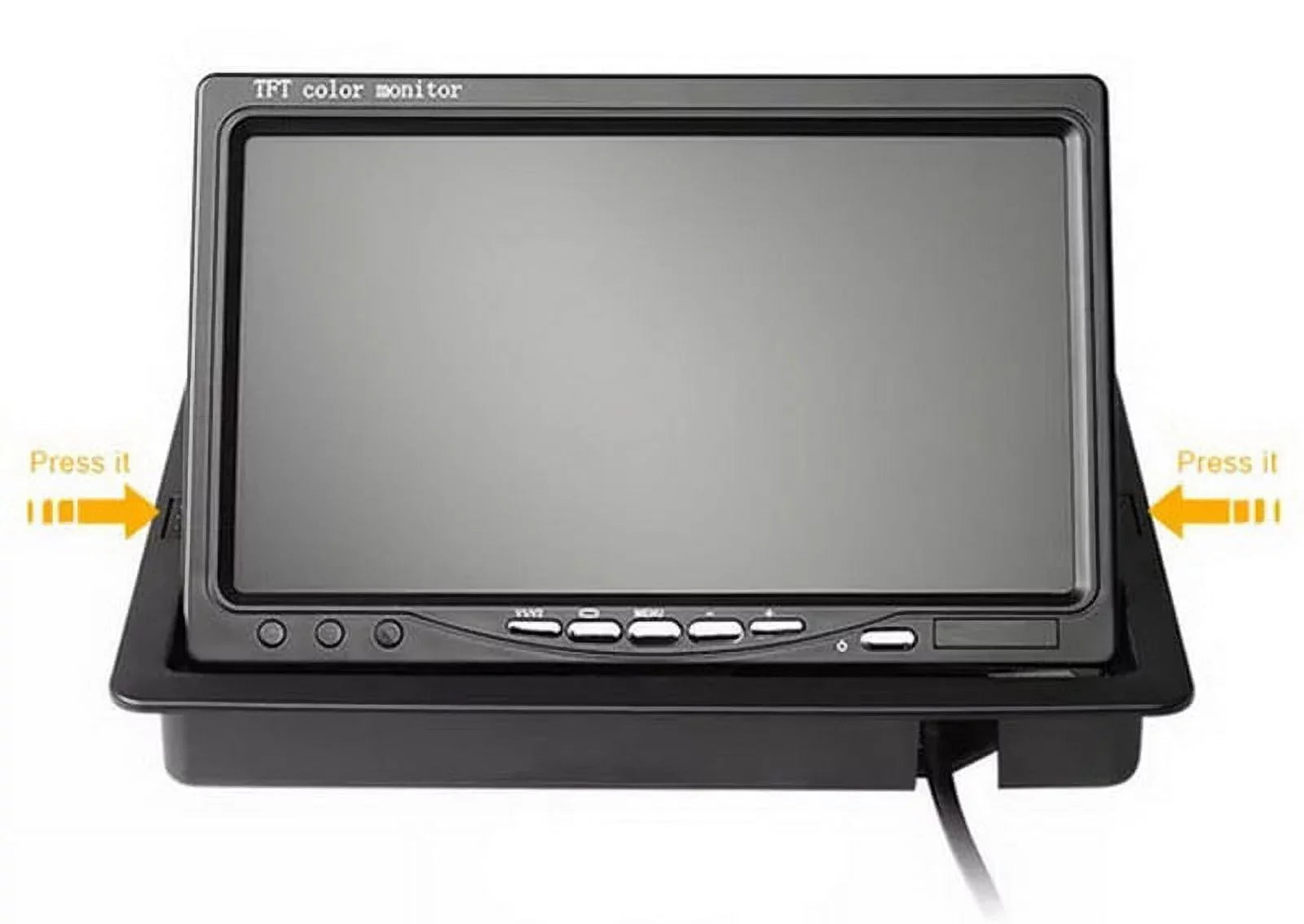 Van RV Car feet Truck for cable Car Monitor Bus parking system TFT camera IR with reverse Vision+32 7inch LCD 12V/24V Night 18 LED