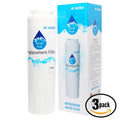 with UKF8001AXX 3-Pack Water - Filter Amana Cartridge Filter Fridge Water Compatible Refrigerator for Amana Replacement ASD2627KES