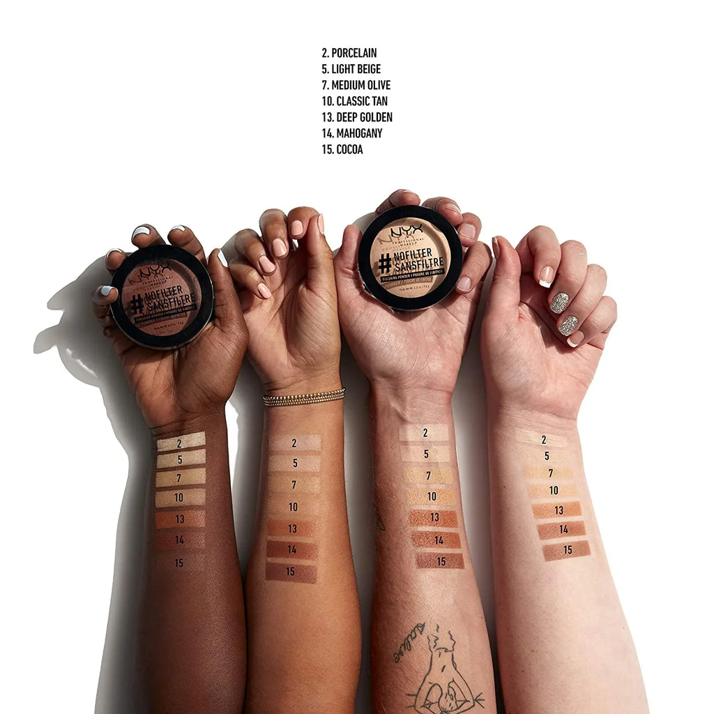 Powder, Powder Finishing Pressed NYX NoFilter Setting - Medium 9.6g - Olive,